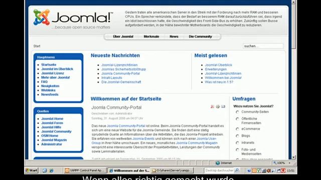 Xampp & Joomla Teil2 смотреть онлайн