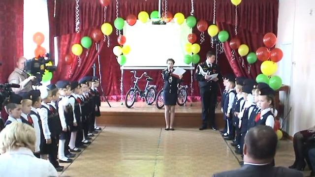 Открытие класса ЮИД. Школа №70 г. Киров. 25.09.2015 смотреть онлайн