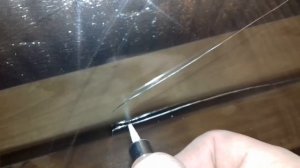 Полимер для трещин и супер клей.Что устранит трещину лобового стекла?