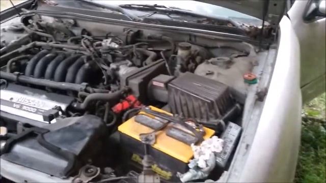 1996 Nissan Maxima - Replacing a tire and starting it again смотреть онлайн