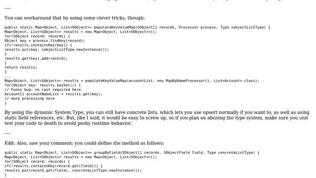 Salesforce: Map＜Object, List＜SObject＞＞ cannot be cast to Map＜String, List＜Account＞＞ (2 Solutions!!) смотреть онлайн
