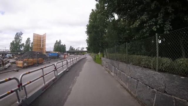 City Walks: Umeå, Sweden - Northern University town on a River - Virtual Treadmill Scenery смотреть онлайн