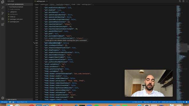 VS Code Setting: git.rebaseWhenSync смотреть онлайн