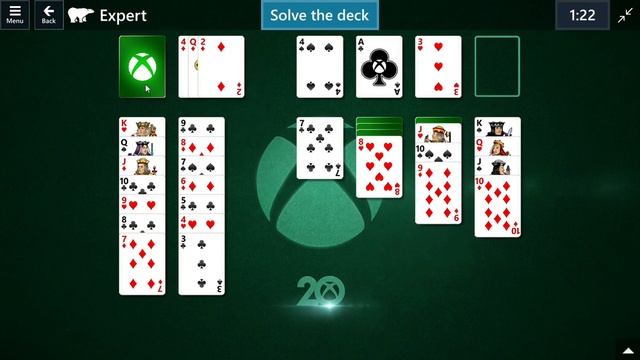 XBOX 20th Anniversary | Star Club | Klondike - Expert | Game #27 - Solve the deck смотреть онлайн
