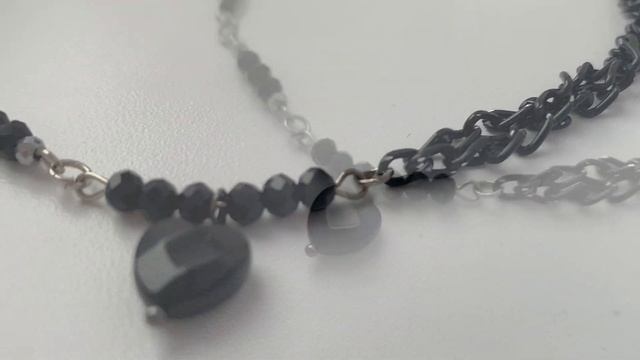 Колье чокер "Черный Агат" ручная работа смотреть онлайн