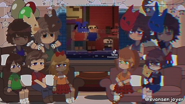 PAST FNAF 4 Kids + Tormentors reacts to C.C|| READ DESC || ENG/ESP || смотреть онлайн