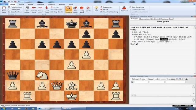 1. Сицилианская защита. Вариант Найдорфа. смотреть онлайн