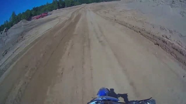 Покатушка на питбайке по Сычёвским карьерам смотреть онлайн