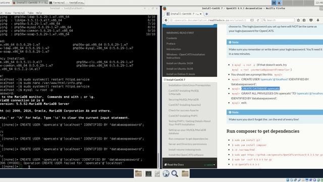 Centos7 OpenCATS Installation смотреть онлайн
