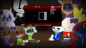 Undertale React To MURDER TIME TRIO HARD MODE Phase 1~3 || Part3/5 (日本語&English)