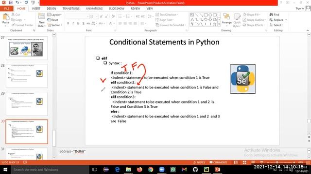 Part# 2:Selenium with Python Conditional Statements ( if, elif, else ) in python | By Sandip Akolka смотреть онлайн