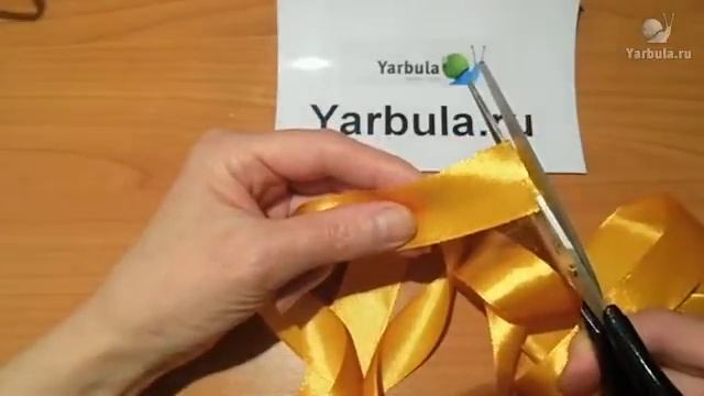 Как обработать края атласной ленты смотреть онлайн