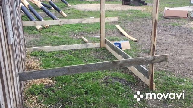 Строим загон одним махом/ Бегунки на прогулке/ Леха в шоке на мои идеи, раз и индюки гуляют смотреть онлайн