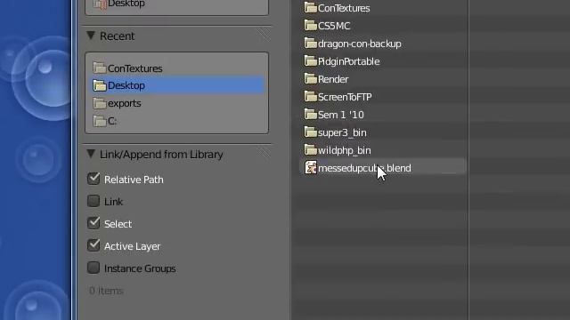 Adding Objects From Other Files With Append (Blender 2.5) смотреть онлайн