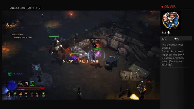 Diablo 3 Ros Ps4 HardCore The Rifts 106+ Modded смотреть онлайн