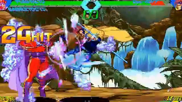 X-Men vs Street Fighter - Magneto's Basic Combo #1 смотреть онлайн