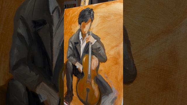 Oil Painting On Wooden Panel Of 