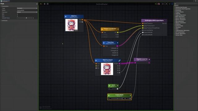 Glowy Outline Shader and Controller - Amplify Shader Editor & Unity Tutorial смотреть онлайн
