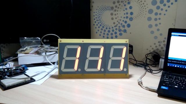 7-сегментный дисплей 3 цифры по 4 дюйма смотреть онлайн