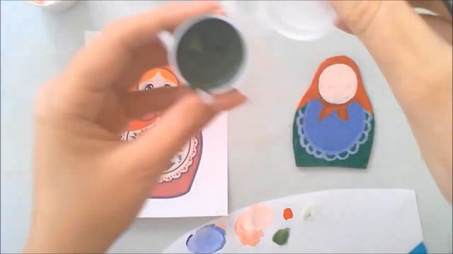 Мастер-класс "Матрёшка - магнит на холодильник" смотреть онлайн