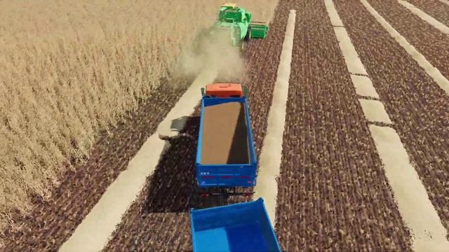 Таймлапс #4/Первый день уборки /Карта Бухалово /Farming Simulator 2019 смотреть онлайн