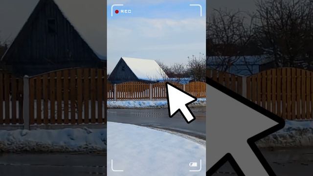 Беларусь.Покрашенная КРЫША зимой. смотреть онлайн