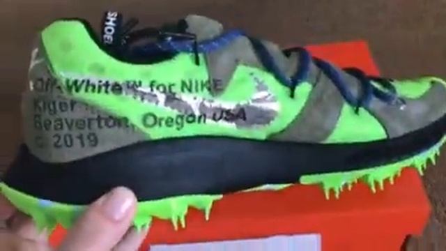 OFF-WHITE x Nike Zoom Terra Kiger 5 Green Brown (mksole.cn) смотреть онлайн