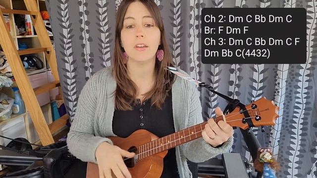 GIRLS JUST WANNA HAVE FUN ukulele tutorial смотреть онлайн