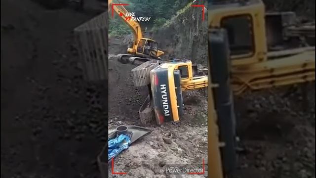 Evakuasi Excavator Hyundai - 9 Galian C UNDAGI,Muncan,Karangasem,BALI смотреть онлайн