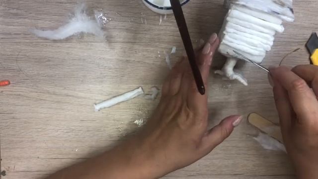 Ватная игрушка на ёлку ИЗБУШКА на Курьих Ножках смотреть онлайн