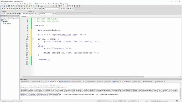 C Tutorial - 27 - Read Integer Values from a Text File in C смотреть онлайн