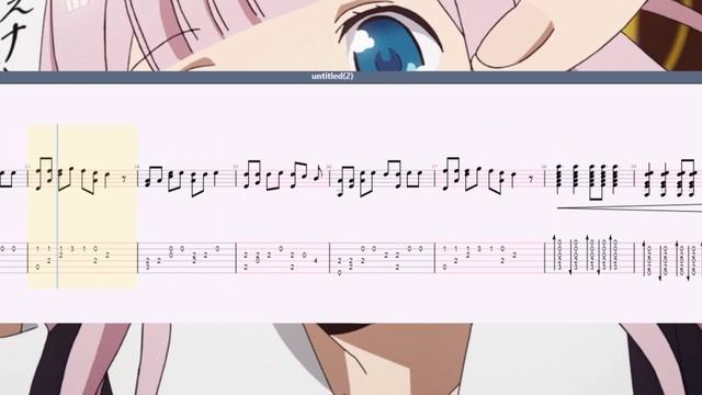 Chika's Dance - Kaguya-sama (Guitar Tab) [Level: Hard] смотреть онлайн