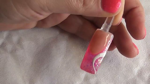 Nail House Julija MK / Pink French / Nailart Sand Abstraction / Masterclass Tutorial смотреть онлайн