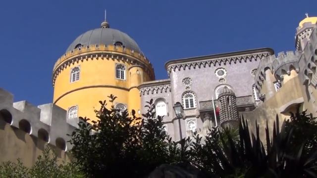 Португалия. Синтра. Дворец Пена (Portugal, the Palace of Pena) смотреть онлайн