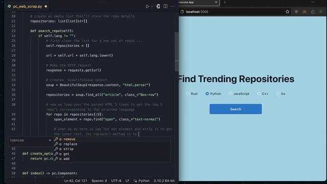 Get GitHub Stats Using Python Web Scraping смотреть онлайн