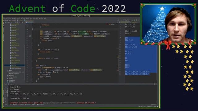 Advent of Code 2022 - Day 13 | Kotlin смотреть онлайн