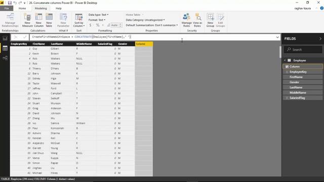 26 Concatenate columns Power BI смотреть онлайн
