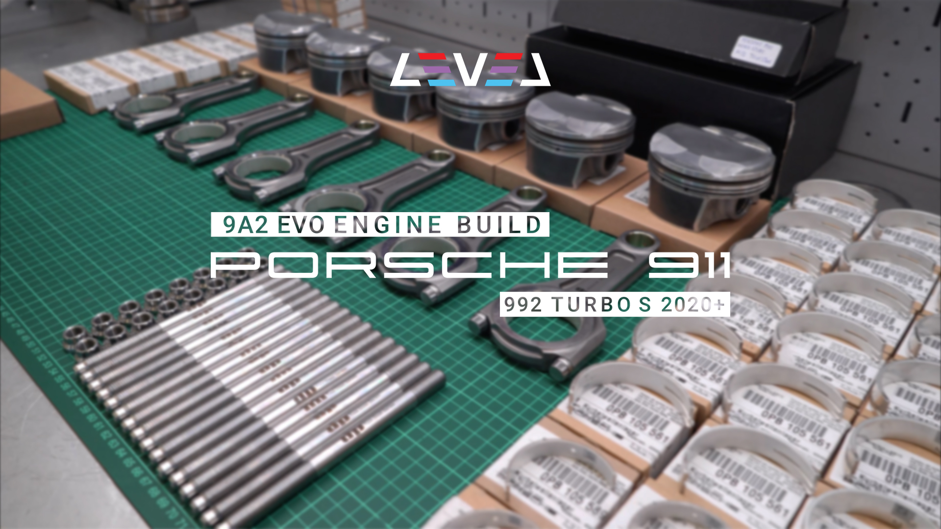 Тюнинг двигателя Porsche 911 Turbo S 992 - 9A2 EVO engine build | Установка кованых шатунов смотреть онлайн