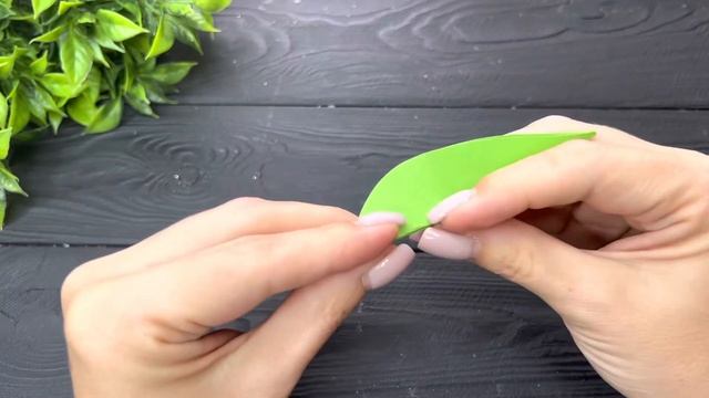 Paper Leaves Tutorial Paper Leaf Making DIY Paper Craft смотреть онлайн