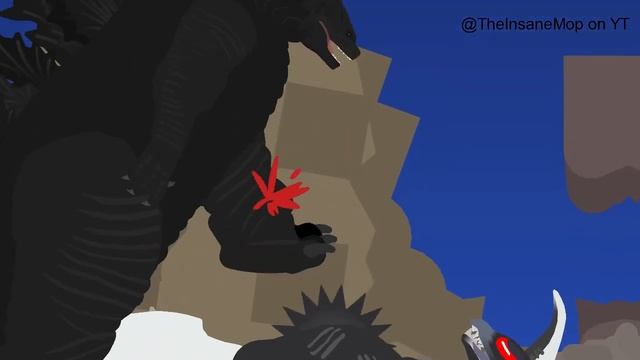 Godzilla VS Gigan - Stick Nodes Animation смотреть онлайн