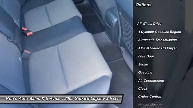 2005 Subaru Legacy 2.5 GT Lansford PA 18232