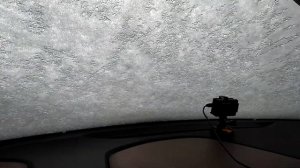 LADA Xray зимой. Мороз -25, заводим. Сколько минут отогревается лобовое стекло?