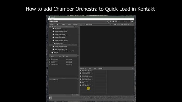 Adding Kontakt Libraries to Quick Load Menu смотреть онлайн