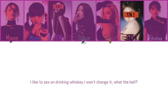(G)I-DLE ((여자)아이들) 'TOMBOY'- As A Member [Karaoke] || 7 Members Ver.