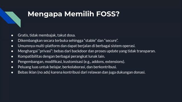 [OrbIT 02] Apa itu FOSS dan mengapa menggunakan FOSS (Free Open Source Software)? смотреть онлайн