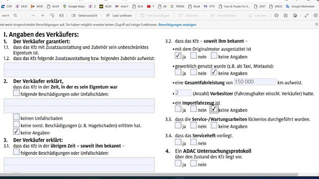 Договор Купли-продажи авто в Германии. KAUFVERTRAG смотреть онлайн