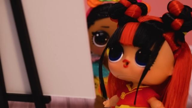 Blackbelt B.B. Teaches Art School Part 1 | L.O.L. Surprise! | Stop Motion Cartoon смотреть онлайн