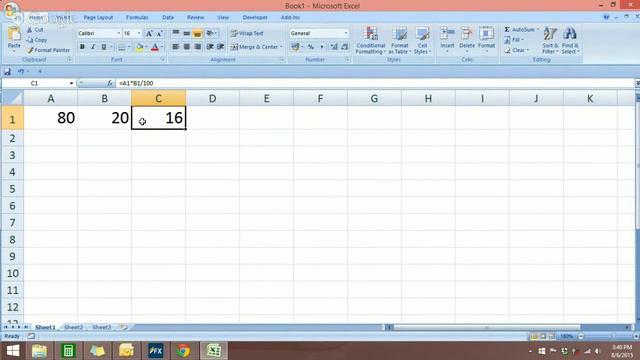 [Free Excel Tutorial] HOW TO SUBTRACT A PERCENTAGE IN MICROSOFT EXCEL - Full HD смотреть онлайн