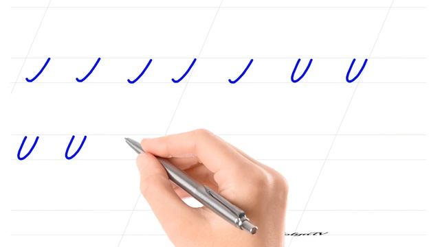 Русский алфавит. Пишем красиво. Буква "М". Russian handwriting. смотреть онлайн