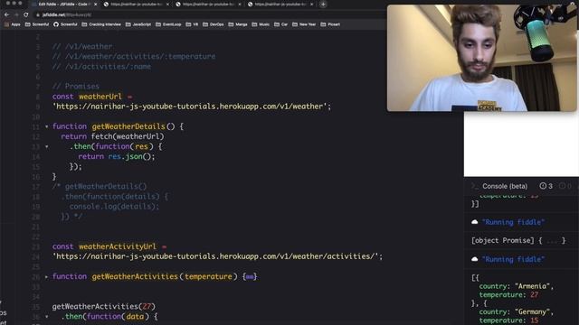 Promises | An example with fetch | #18 смотреть онлайн